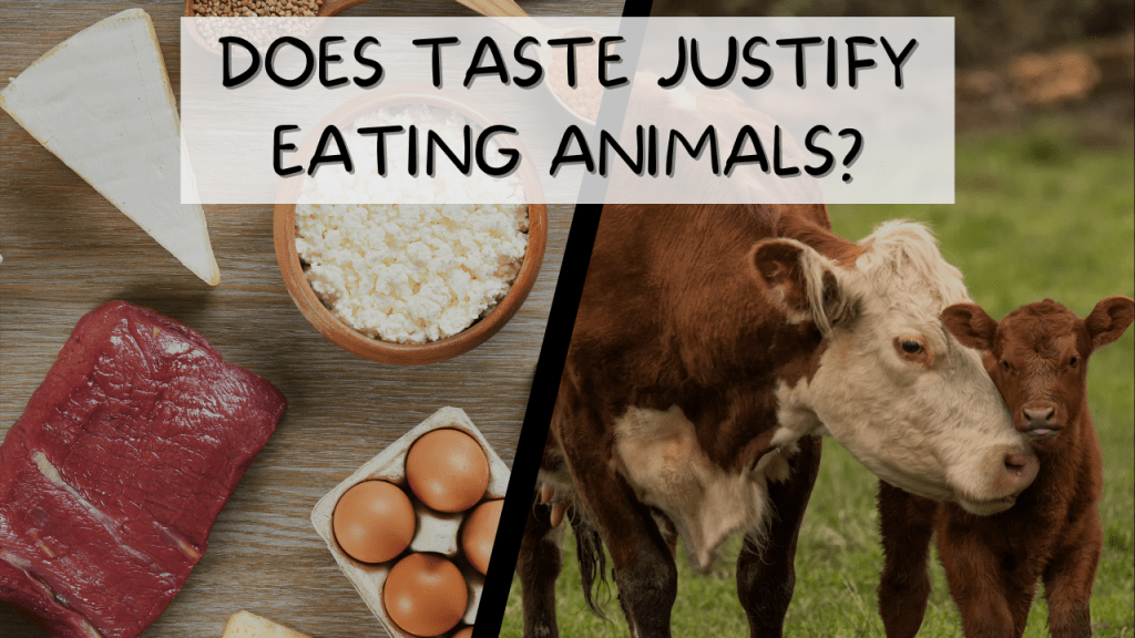 Does Taste Justify Eating&nbsp;Animals?